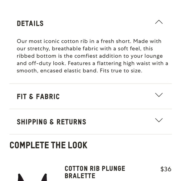 NWT SKIMS black loose shorts size M - Picture 4 of 5